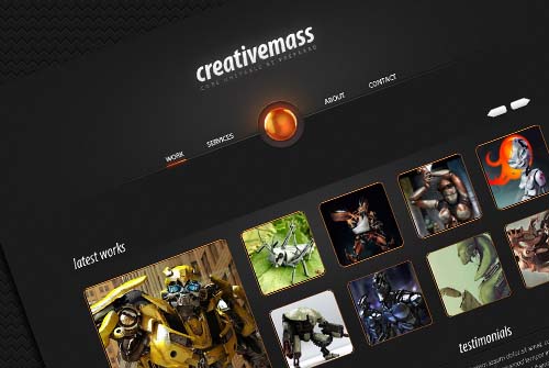 Creative Mass a Stunning One-Paged Website Template